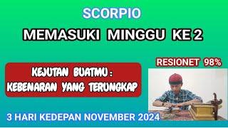 SCORPIO,,,minggu ke 2,,,KEBENARAN YANG TERUNGKAP...