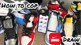 How To Cop Off SNKRS App Draw Tips