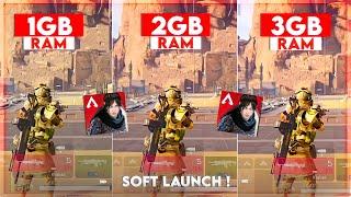 APEX LEGENDS MOBILE SOFT LAUNCH IN LOW END DEVICES 1GB, 2GB AND 3GB RAM | APEX LEGENDS MOBILE