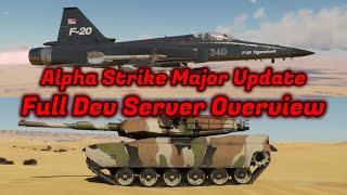 Alpha Strike Dev Server Overview - ALL The New Vehicles + Details [War Thunder]