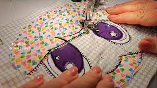 Проверенный годами способ шитья. Не зря собирала лоскутики! A sewing method proven over the years.