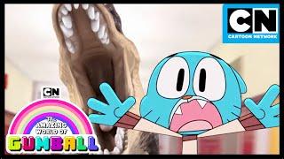 Welcome to Jurassic Elmore!  | The Fight | Gumball's Mega 3-Hour Compilation | Cartoon Network