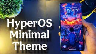 HyperOS Minimal Theme For Any Xiaomi Devices | New Minimal System Ui | #hyperos