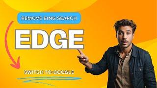 Remove Bing search in edge | windows 10 & 11
