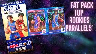 2023-24 Panini NBA Hoops Basketball Fat Pack Box Break and Review