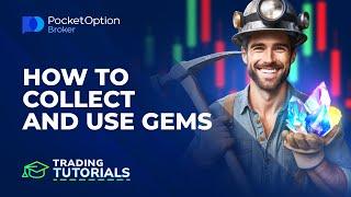 How to Collect and Use Gems | How to Trade on Pocket Option | Trading Tutorial