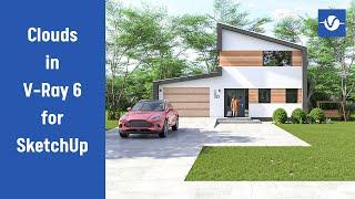 Clouds in V-Ray 6 for SketchUp | Sketchup vray