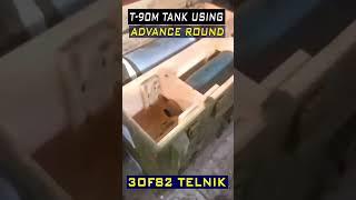 First Video Evidence: 3OF82 Telnik Round Used by T-90M Tank! #tank #army #militarytechnology