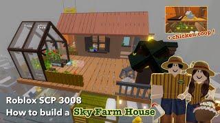 How to build a Sky Farm House | Roblox scp 3008 base ideas