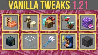 Minecraft 1.21 Vanilla Tweaks Data Packs | Mini Blocks & Husks Drop Sand
