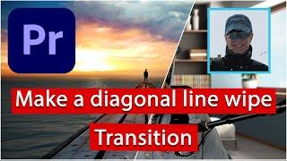How to make a Diagonal Line Wipe Transition in Premiere Pro