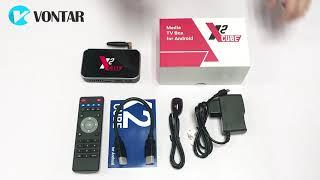 X2 cube tv box Amlogic S905X2 WiFi 1000M Bluetooth 4K
