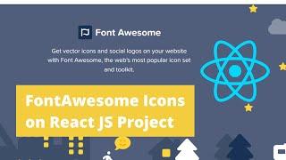 How to use FontAwesome icons on React project || Font Awesome icon on React JS project
