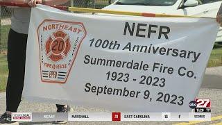 100th anniversary parade for Summerdale Fire Company