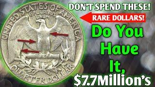 TOP 12 VALUABLE WASHINGTON QUARTER DOLLARS WORTH A LOT OF MONEY!