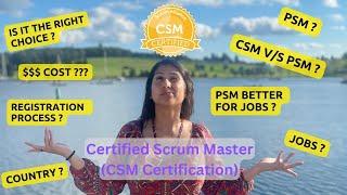 WATCH THIS before you get your Certified Scrum Master(CSM) Certification