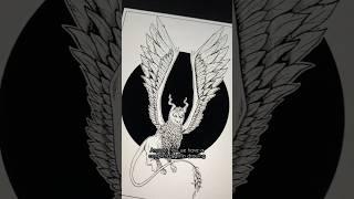 Heyo! #art #mythology #digitalart #gryphon #griffin #drawing #illustration #darkart