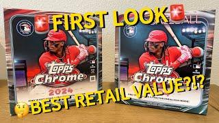 NEW RELEASE 2024 Topps Chrome Baseball Monster Boxes!Rookie Parralels x 2! #topps #baseballcards