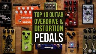 TOP 10 Guitar Overdrive & Distortion Pedals - Sound Demo (no talking)