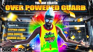 NEW "OVER POWERED GUARD" BUILD is INSANE in NBA 2K24! BEST BUILD 2K24! 94 3PT + 95 BALL HANDLE!