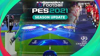PES 2021 UCL Entrance Season Update 2024 for Football Life 2024 & PES 2021 any Patch