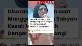 Nissa Sabyan Diteriaki Netizen
