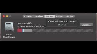 Delete storage in 'Other Volumes in Container' in 3 steps for mac.