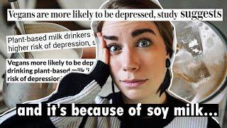 Blame My Anxiety on Oat Milk? Sure, Why Not! // dairy vs plant milk depression showdown