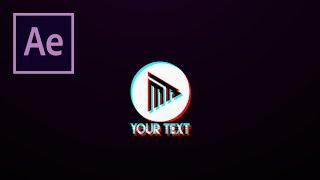 2d glitch logo animation in After Effect - After Effect Tutorial