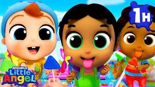 Yummy Lollipop Song | Little Angel | Kids Cartoons & Nursery Rhymes | Moonbug Kids