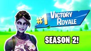 Winning in Season 2! Fortnite Solos