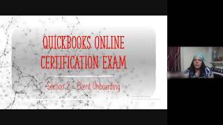 QuickBooks Online Certification Exam Section 2: Client Onboarding Topics with Questions and Answers