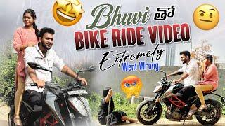 Bhuvi తో Bike Ride Video Extremely Went Wrong || Bhuvaneswar Machaa