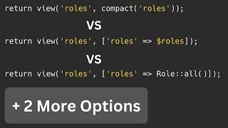 Controller Variables to View: Compact, Array or Other Way?