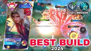 LING BEST BUILD WAR CRY 100% BROKEN - MUST TRY THIS BUILD FOR CRAZY DAMAGE - Ling Mobile Legends