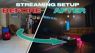 Wir bauen ein STREAMING-STUDIO in unser KELLER  | BEHIND V-LOG 1