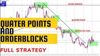 ORDERBLOCKS AND QUARTER POINTS IN FOREX|| SMART MONEY CONCEPTS