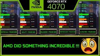 FORSPOKEN : (FSR 3.0 + AMD FRAME GEN) COMPARISON ON RTX 4070