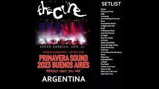 The Cure - En vivo en Argentina (Primavera Sound 2023)