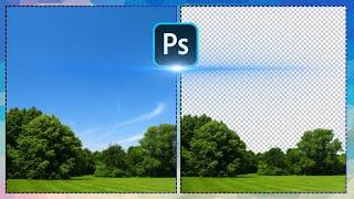 Remove image background in photoshop 2025