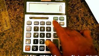 How to set tax (vat) rate on calculator