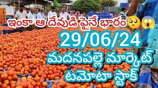 29-06-24 Madanapalle Tomato Market price Today || Today Tomato Market Rate in Madanapalle #today