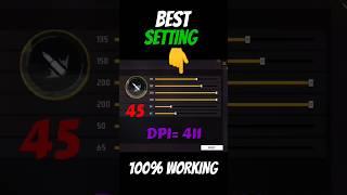 Free Fire Sensitivity+Fire Button Size Best Settings ️| 200 Sensitivity Setting In Free Fire