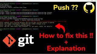 How To Fix GitHub Push Rejected Errors + Explanation