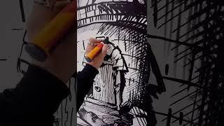 Новый маркер, на сколько его хватит? #graffiti #граффити #shorts  #tegging #molotow #обзор #маркер