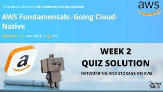 AWS Fundamentals: Going Cloud-Native Coursera Week 2 Quiz Solution | by Amazon Web Services
