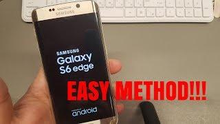 Hard reset Samsung S6 edge SM-G925F. Unlock pattern/pin/password lock.