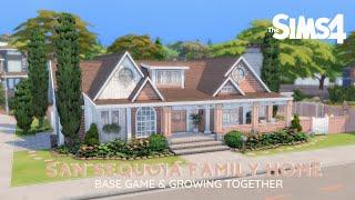 San Sequoia Family Home | The Sims 4 Stop Motion Build | Growing Together