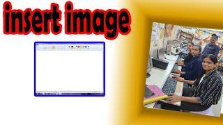 How to Insert Images in Paint Software. #Insert paint image #ms paint #microsoft paint