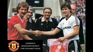 Bryan Robson vs Souness | vs Liverpool 1983 Community Shield (2 Goals | All Touches & Actions)